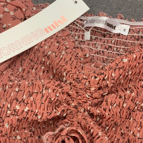 SOLD Beagle Crop - Pink Floral - Picture 6 of 8